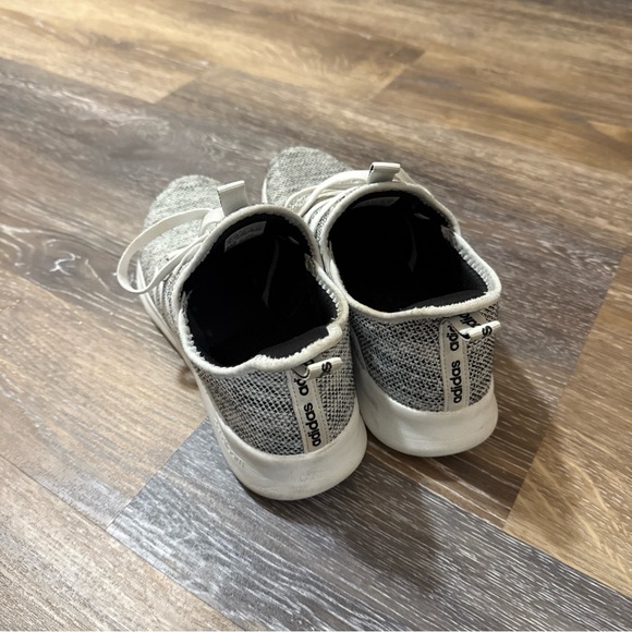 Women’s 9 adidas Cloudfoam Gray and White Athletic Shoes - Picture 4 of 6
